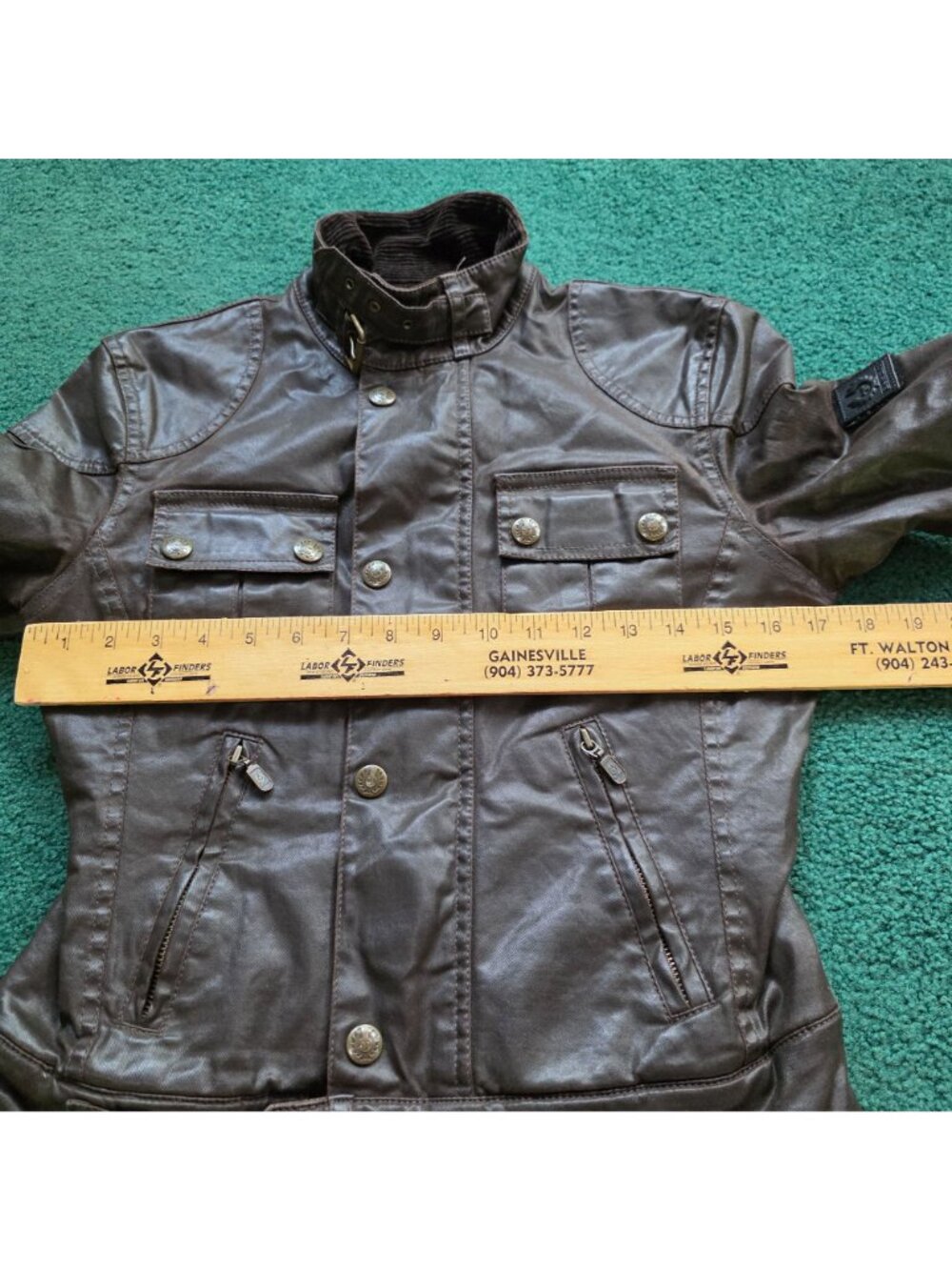 Vtg Belstaff Motorcycle Jacket Six Days Blouson 1960 Collection Gold Label Sz 42 - Picture 10 of 16